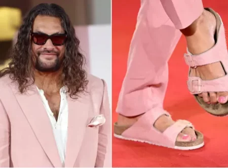 Jason Momoa, Venedik’te yaptığı pedikür ve pembe ojesiyle herkesi şaşırttı.